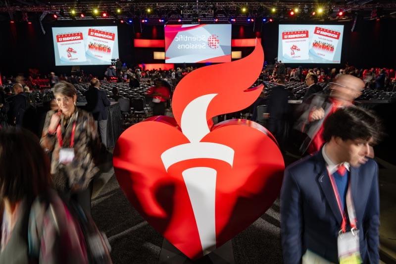 International AHA meetings including the annual Scientific Sessions illuminate the latest findings in heart and brain health for professional audiences. (Photo by American Heart Association/Zach Boyden-Holmes)