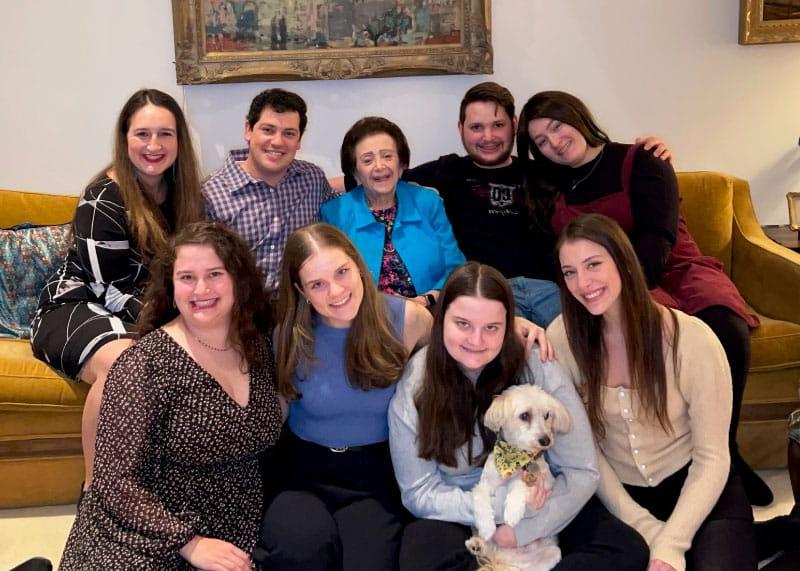 Dr. Nanette Wenger with her grandchildren last Thanksgiving. (Photo courtesy of Dr. Nanette Wenger)